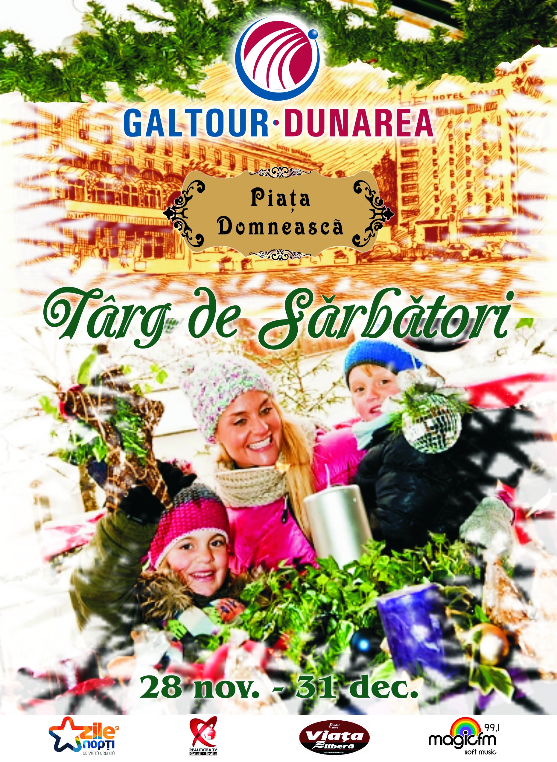 Gălăţenii au talent la "Târgul de sărbători" / Înscrieri pentru spectacole de amatori