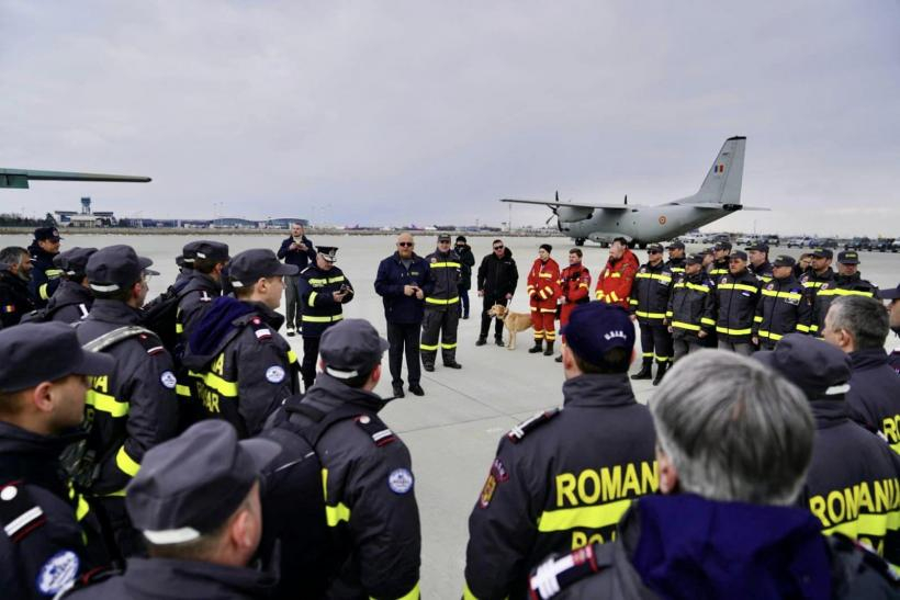 România, printre primele țări care au trimis salvatori în Turcia
