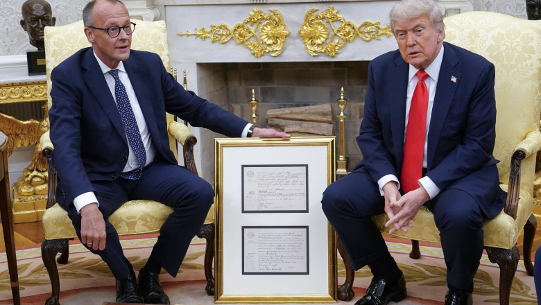 Cancelarul german va negocia tarifele vamale cu președintele SUA. Întâlnire decisivă între Friedrich Merz și Donald Trump