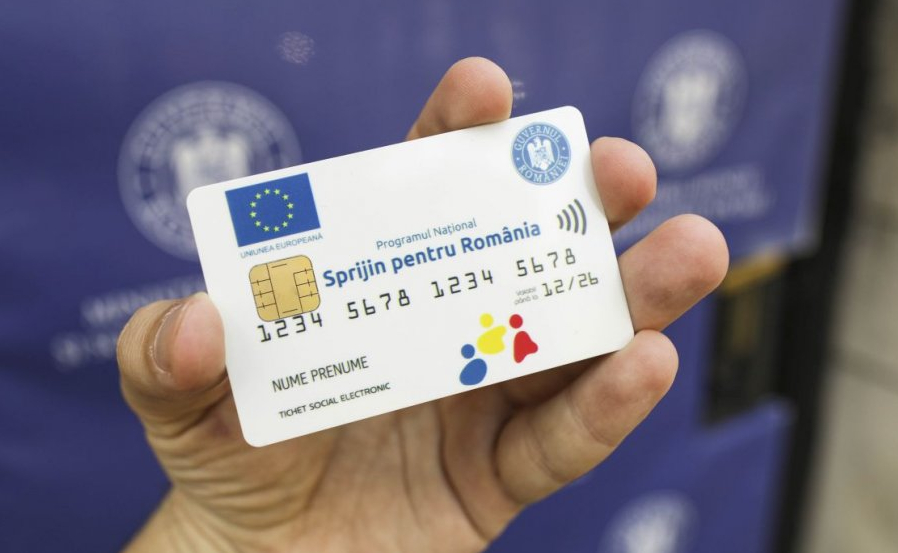 Cardurile sociale pentru alimente, o nouă tranşă de bani