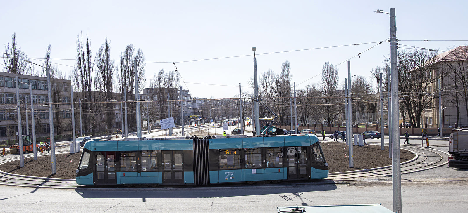 Noile tramvaie, în probe pe strada 1 Decembrie 1918