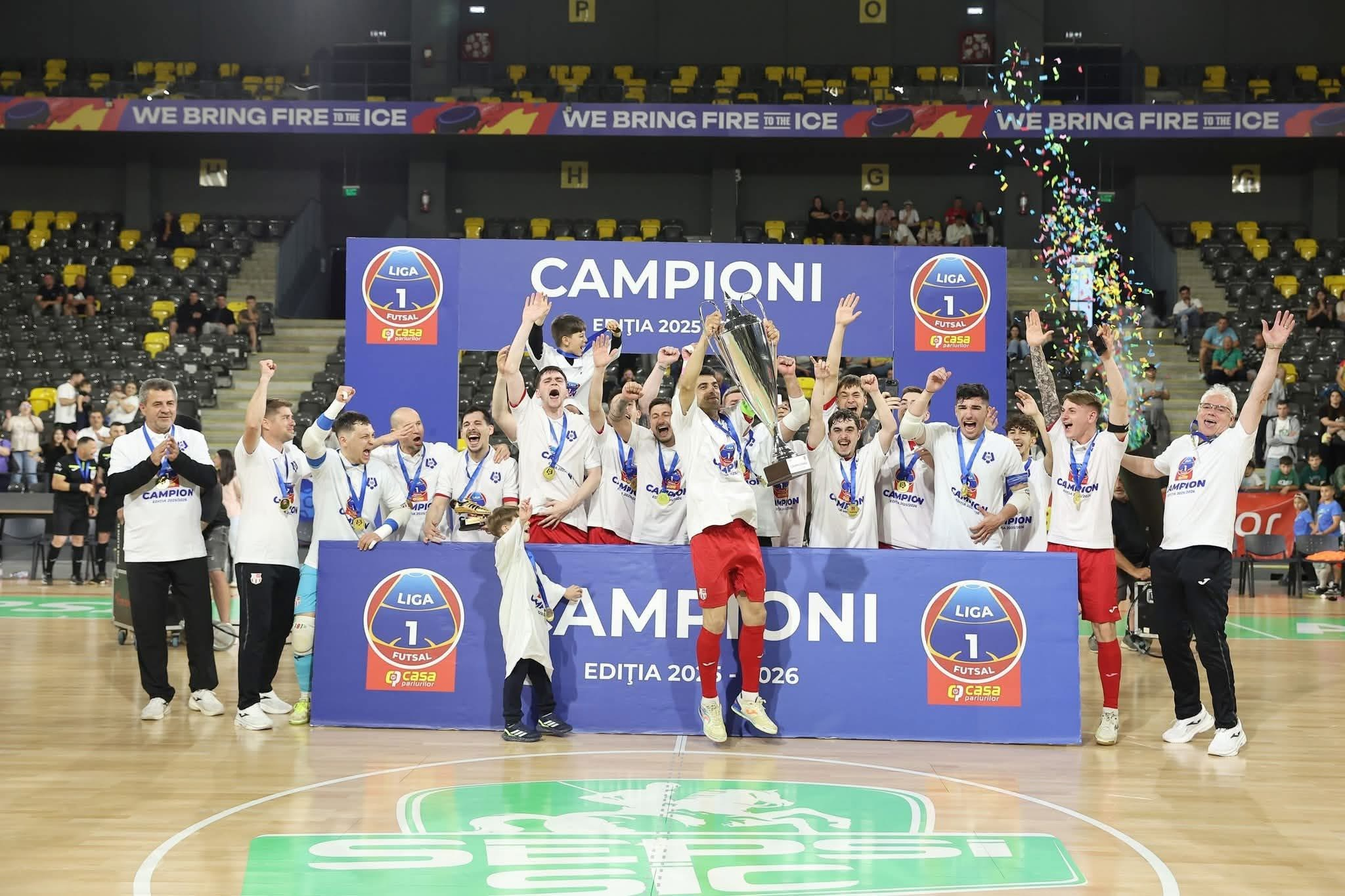 United Galați, campioana României la futsal pentru a șasea oară