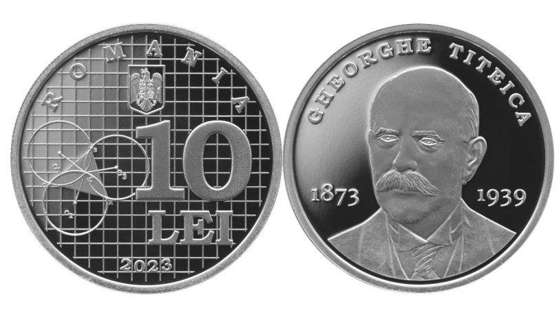 Problemă de geometrie pe noua monedă de 10 lei