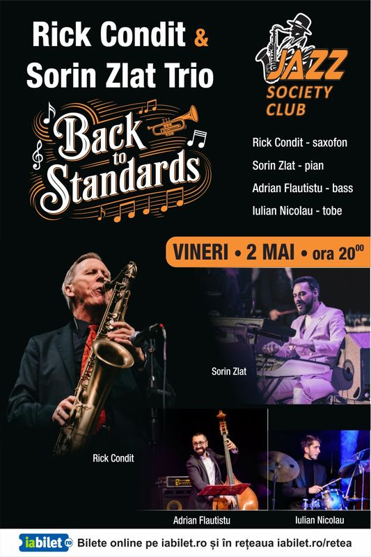 Saxofonistul american Rick Condit, în concert la Galaţi