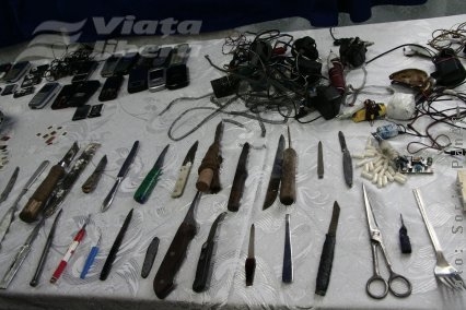 Percheziţie prin surprindere la Penitenciarul Galaţi (VIDEO)