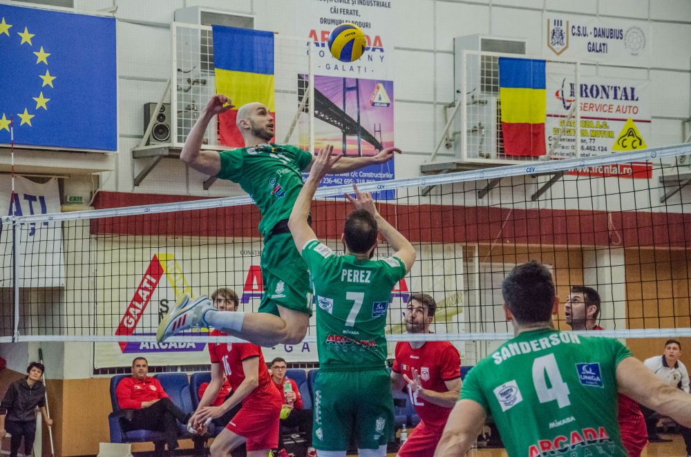 CSM Arcada s-a apropiat la un singur punct de lider