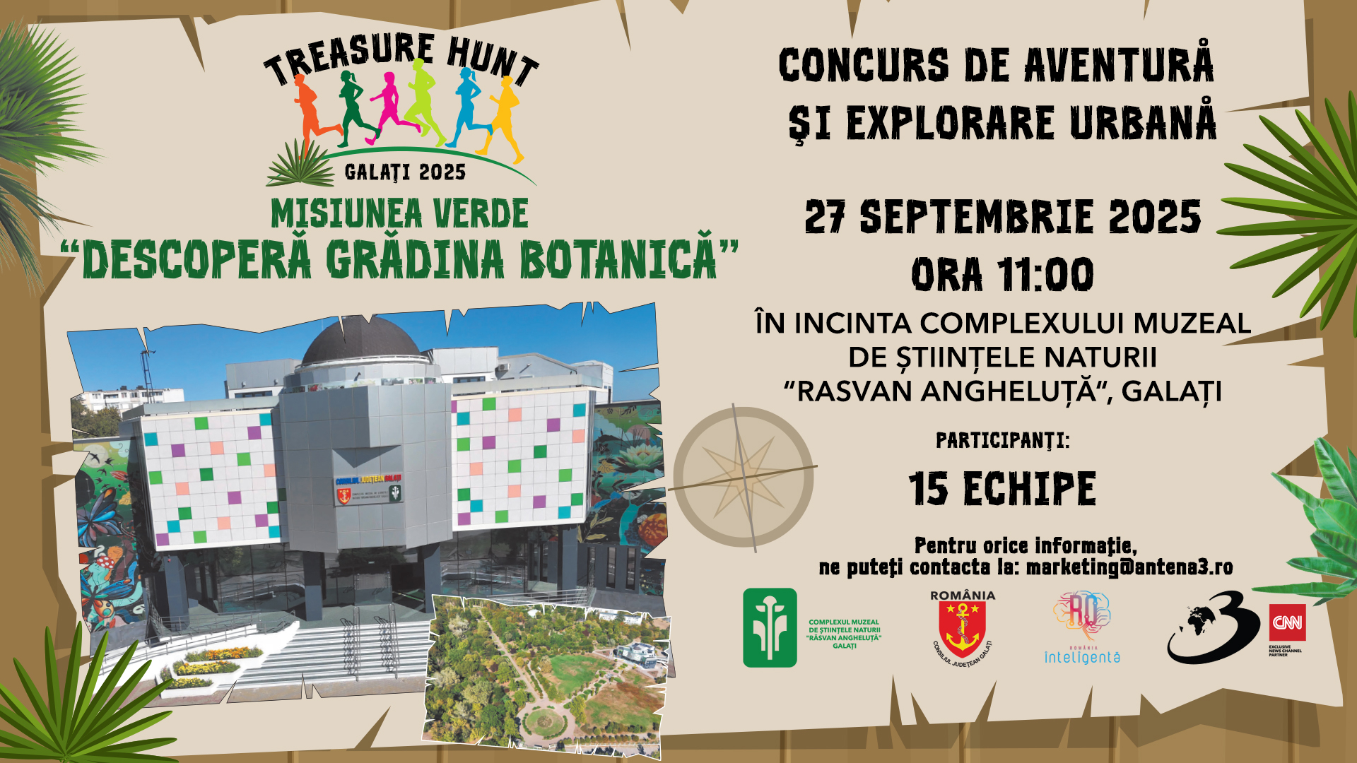 Vânătoare de comori la Grădina Botanică