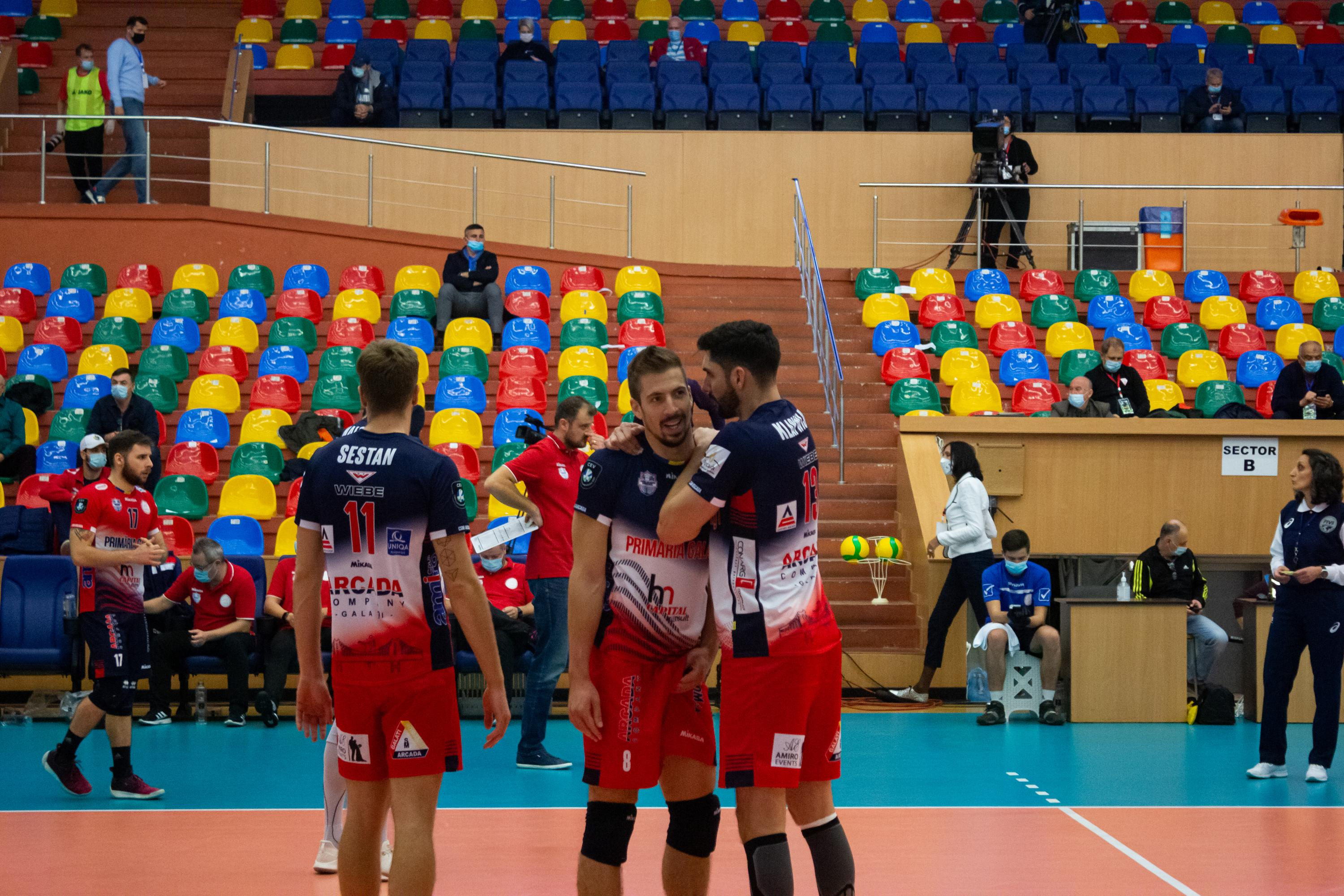 Gălățenii, optimiști înaintea turneului din ”Cupa CEV”