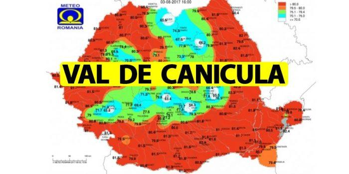 ATENŢIONARE METEO: Disconfort termic şi instabilitate atmosferică. La Galați, joi, maxim 34 de grade Celsius