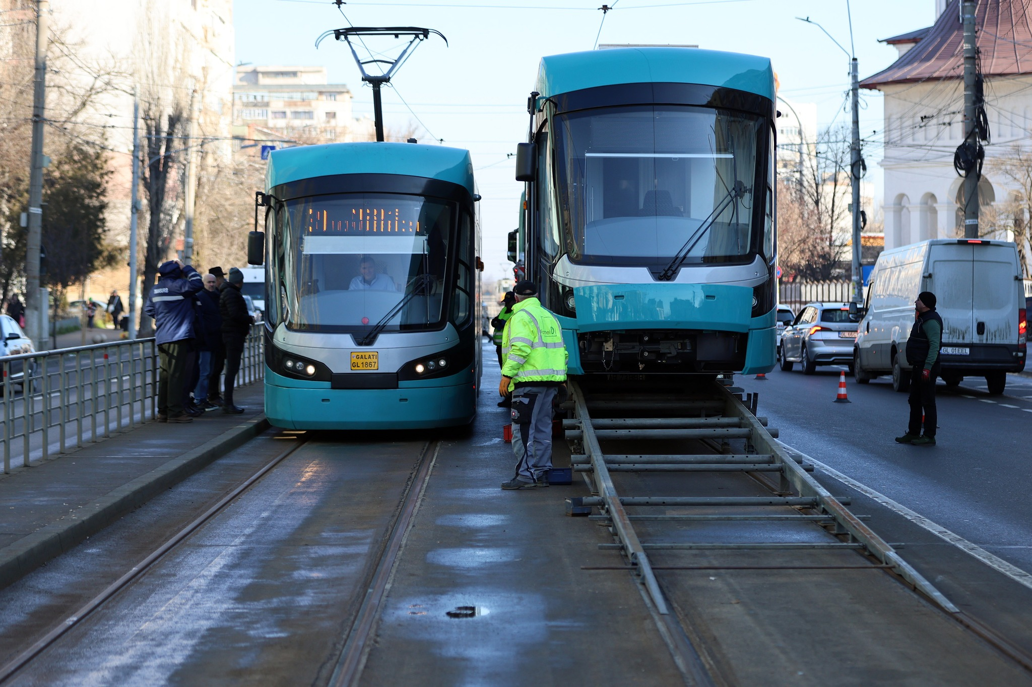 Noile tramvaie se pregătesc să intre pe trasee