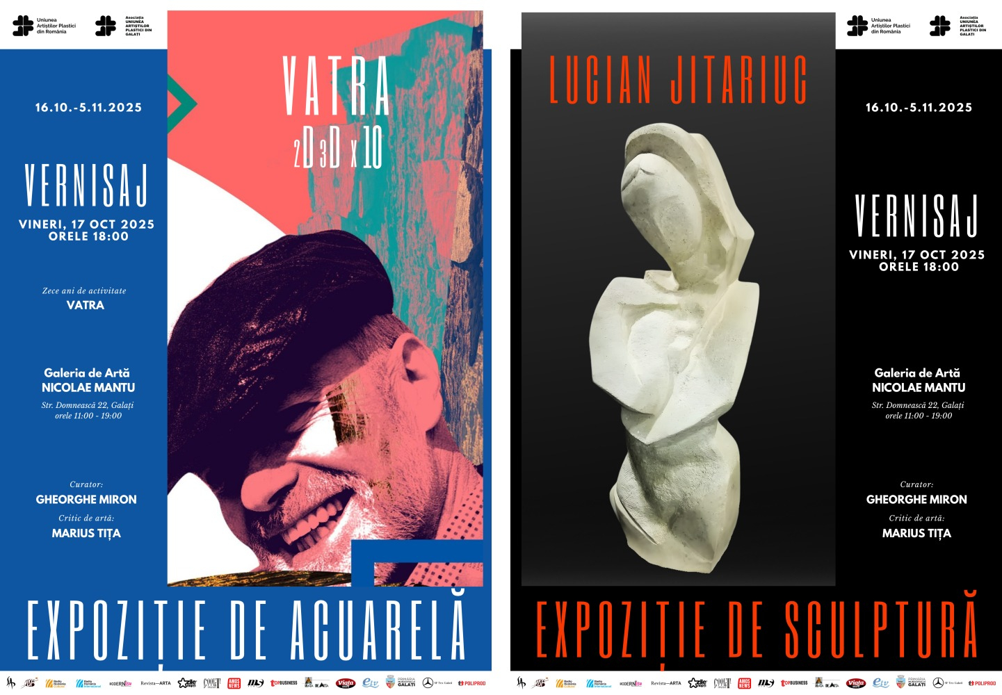 Vernisaj la Galeria de Artă „Nicolae Mantu”