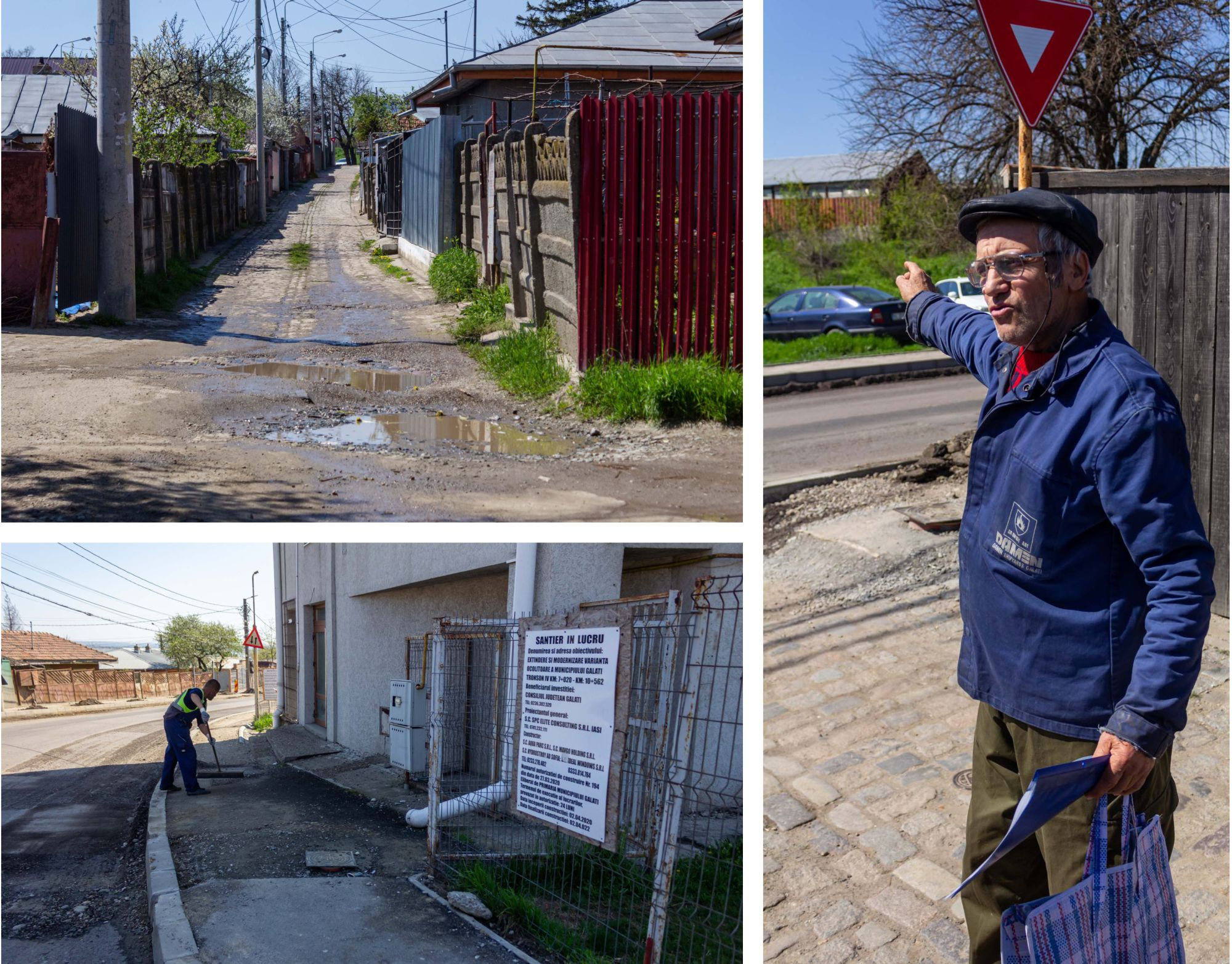Aşteptând canalizarea de peste 20 de ani. Banii europeni şi haznalele din curţile gălăţenilor (FOTO)