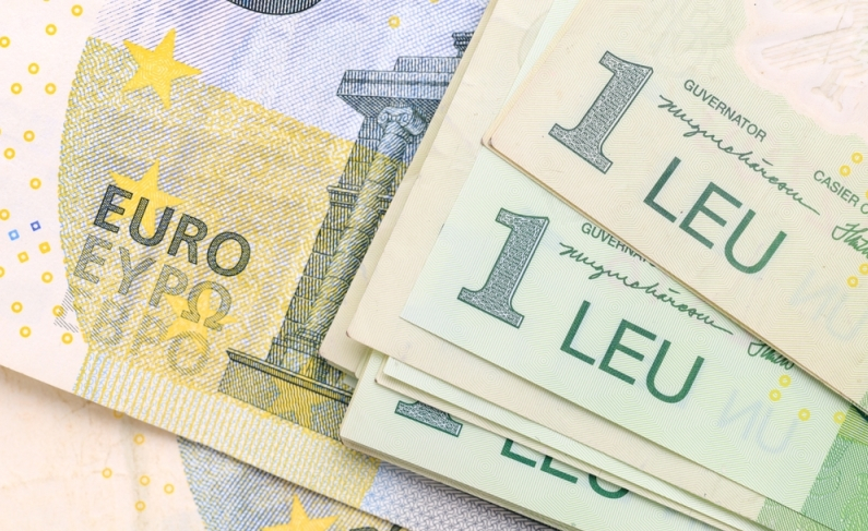 Analiștii financiari văd euro peste un an la 5,17 lei