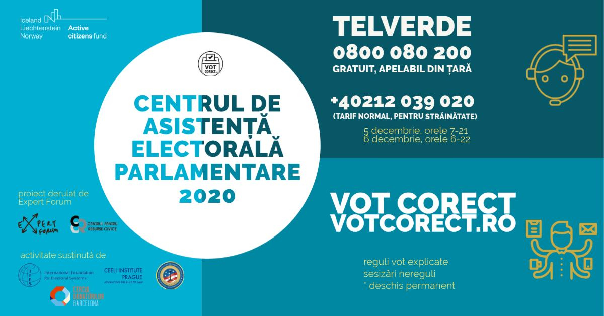 Call center și platformă pentru alegători