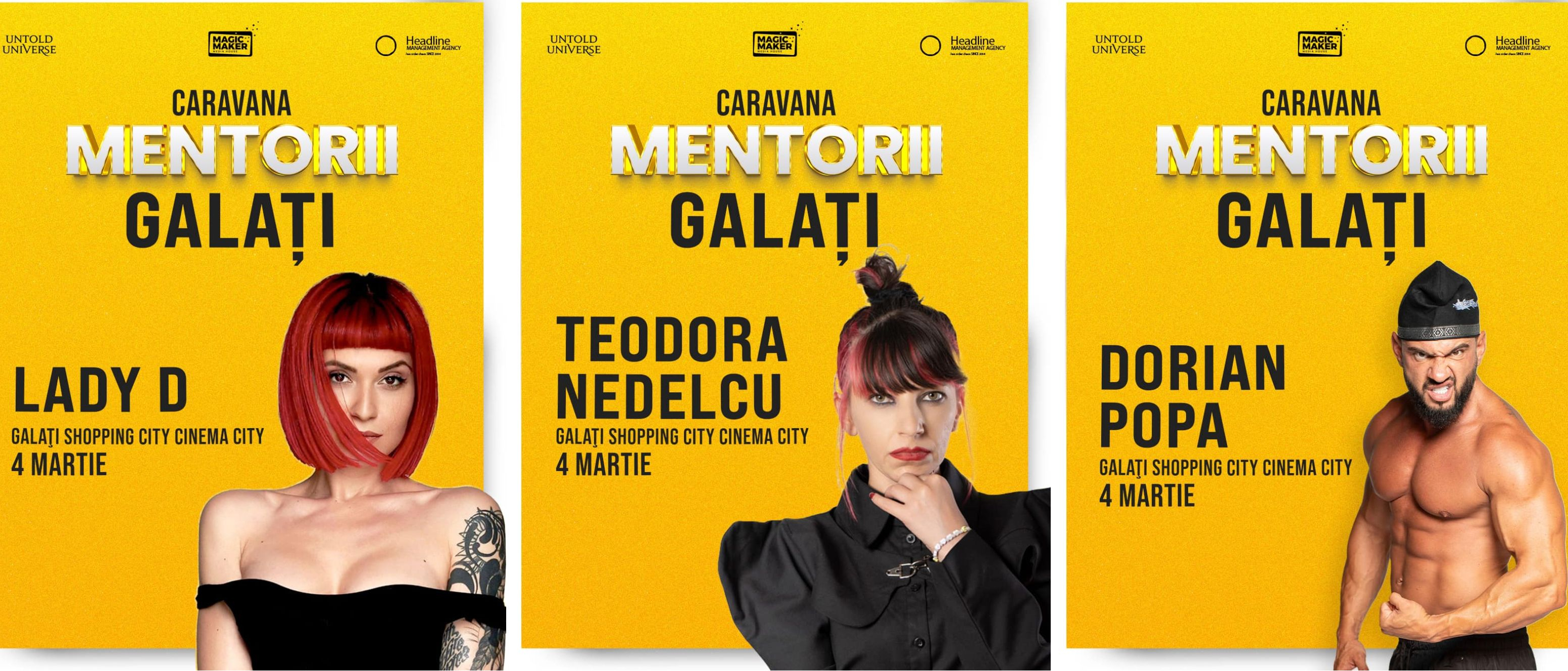 O să ne cutremurăm de râs: Caravana „Mentorii” ajunge şi la Galaţi