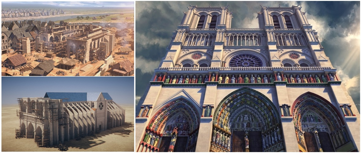 Omagiu 3D adus ziditorilor reginei catedralelor