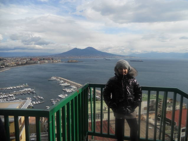 Maria Crăciun la Napoli / Cântecul „Sanie cu zurgălăi” i-a fermecat pe italieni