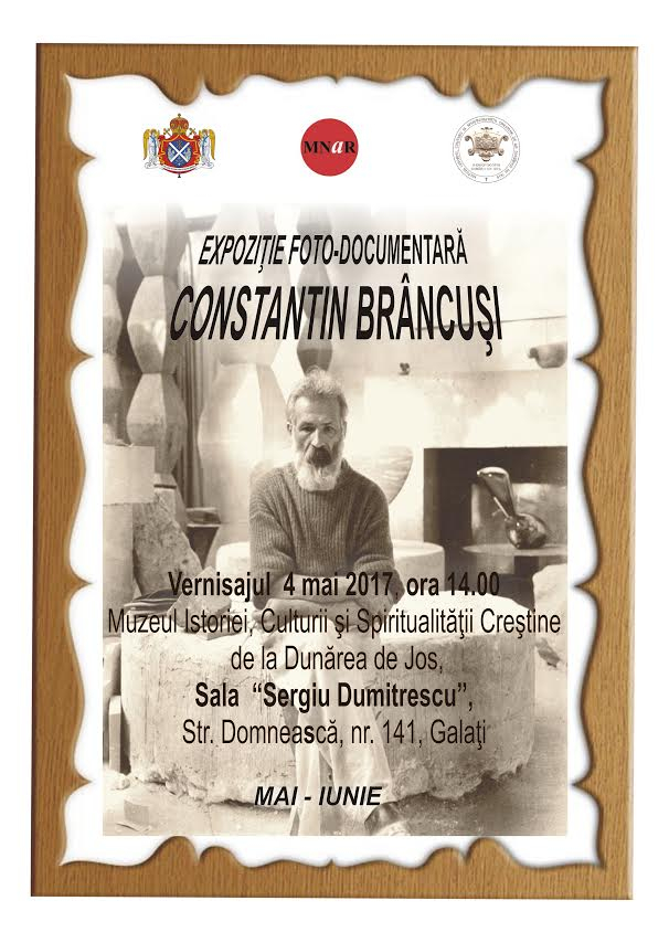 Fotografie documentară „Constantin Brâncuşi”, la Muzeul Eparhial