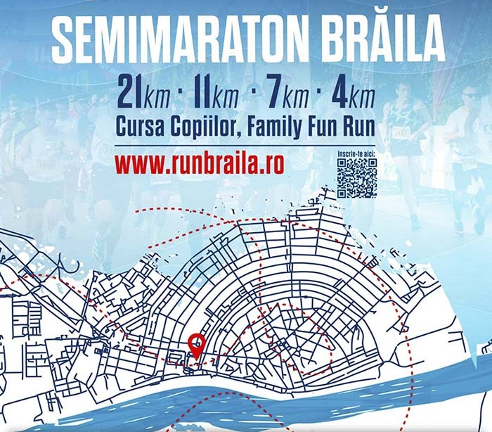 CARITABIL. Semimaratonul Brăila 2025 vă aşteaptă