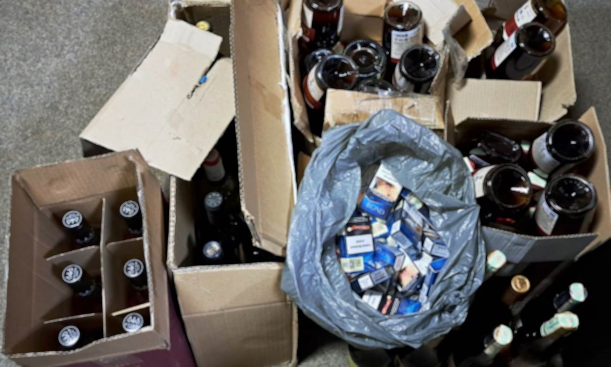 10.000 de lei amendă pentru băuturi şi ţigări nedeclarate