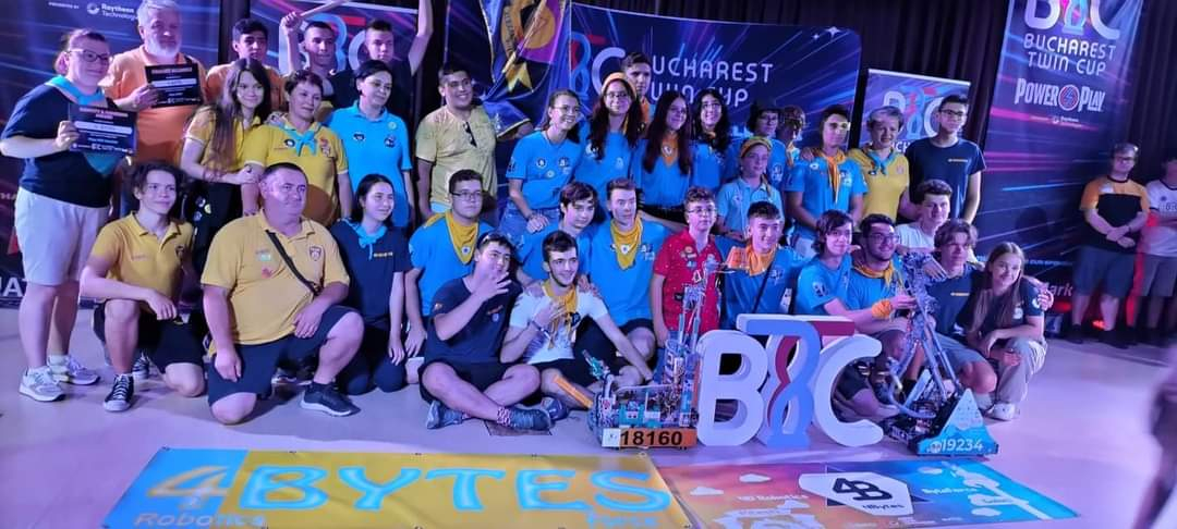 Echipa de robotică CNVA, din nou pe podium