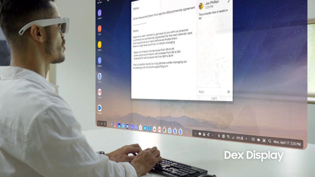 Cum ar putea arăta ochelarii inteligenți cu AR de la Samsung