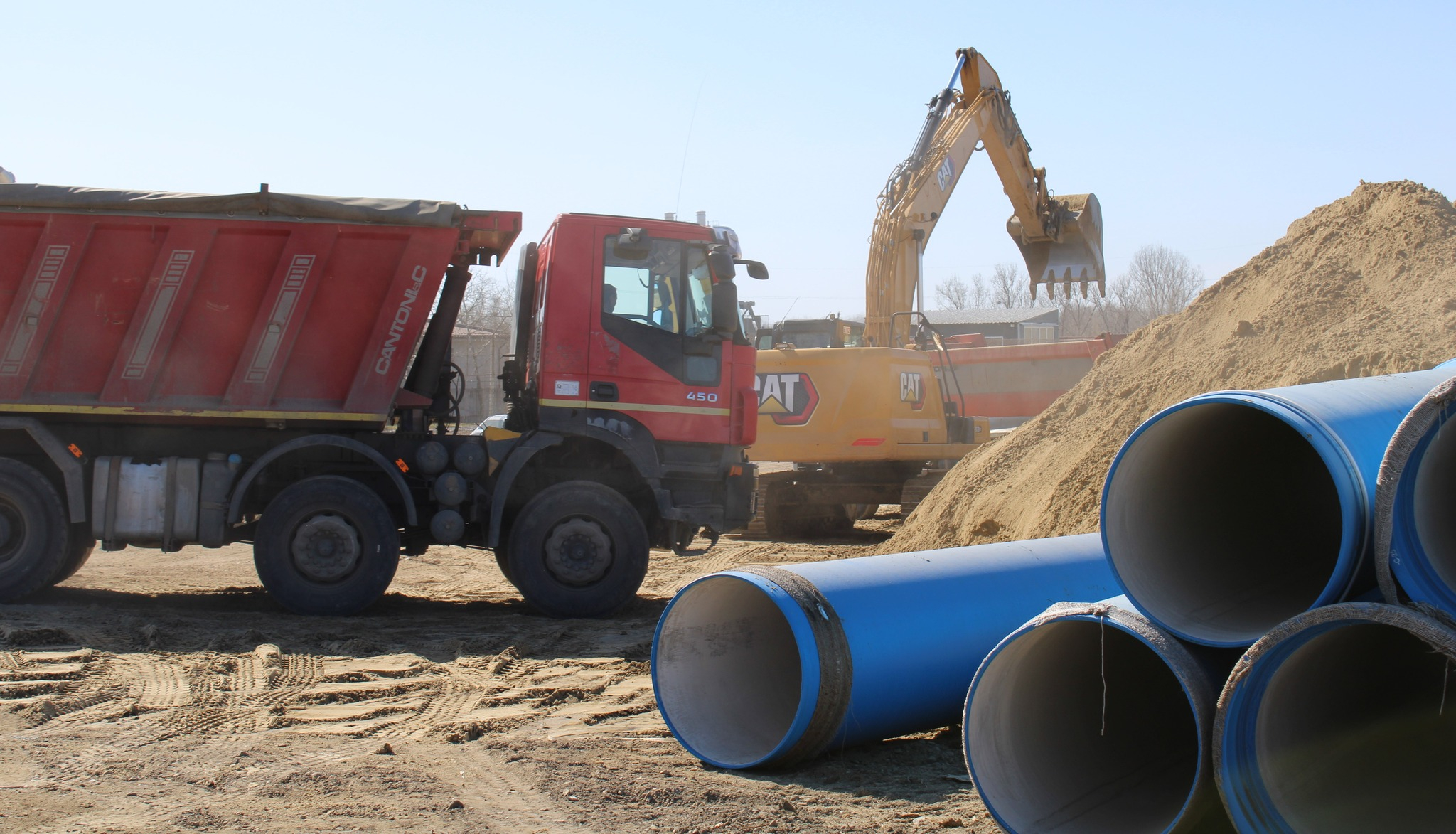 O nouă conductă pentru alimentarea cu apă a Galațiului