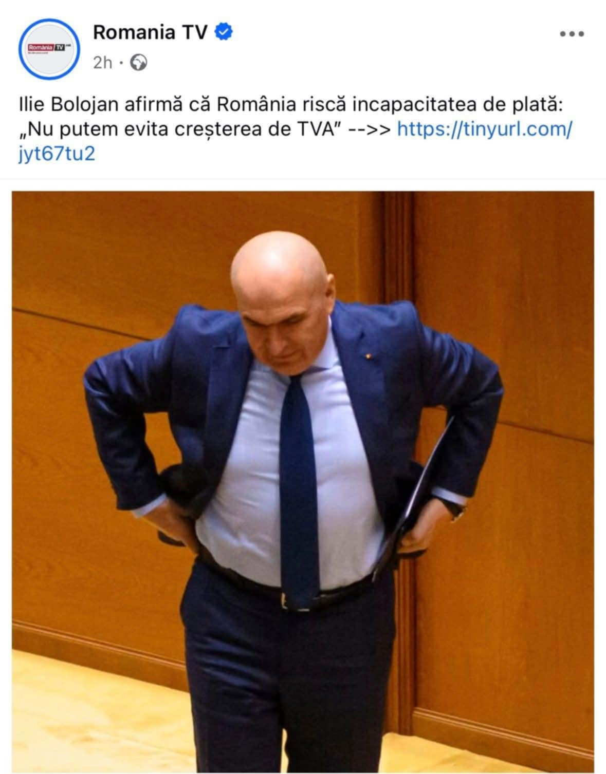 Știam precis că nu crește TVA, dar nu eram sigur