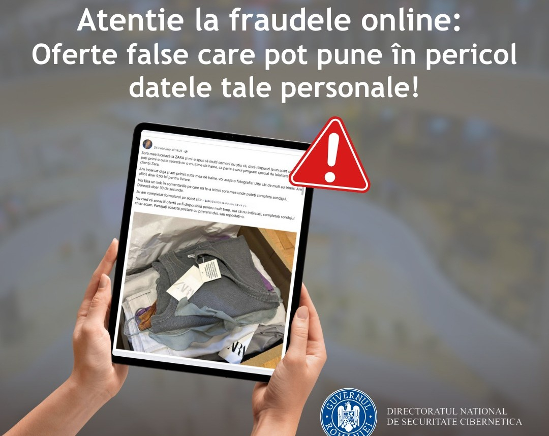Avertisment DNSC: „Cutia secretă” cu haine, o nouă înșelătorie