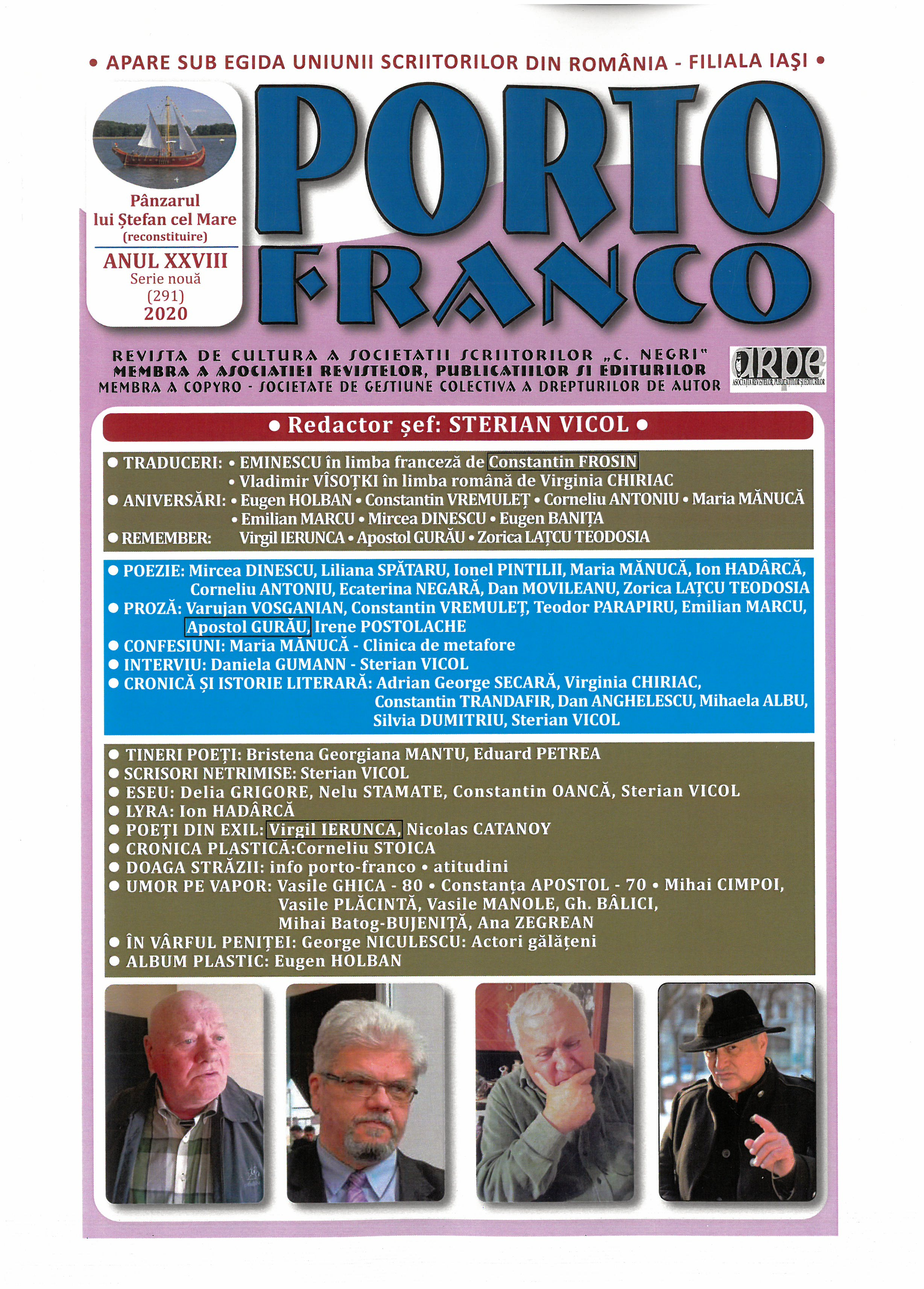 Revista "Porto Franco", nr. 291