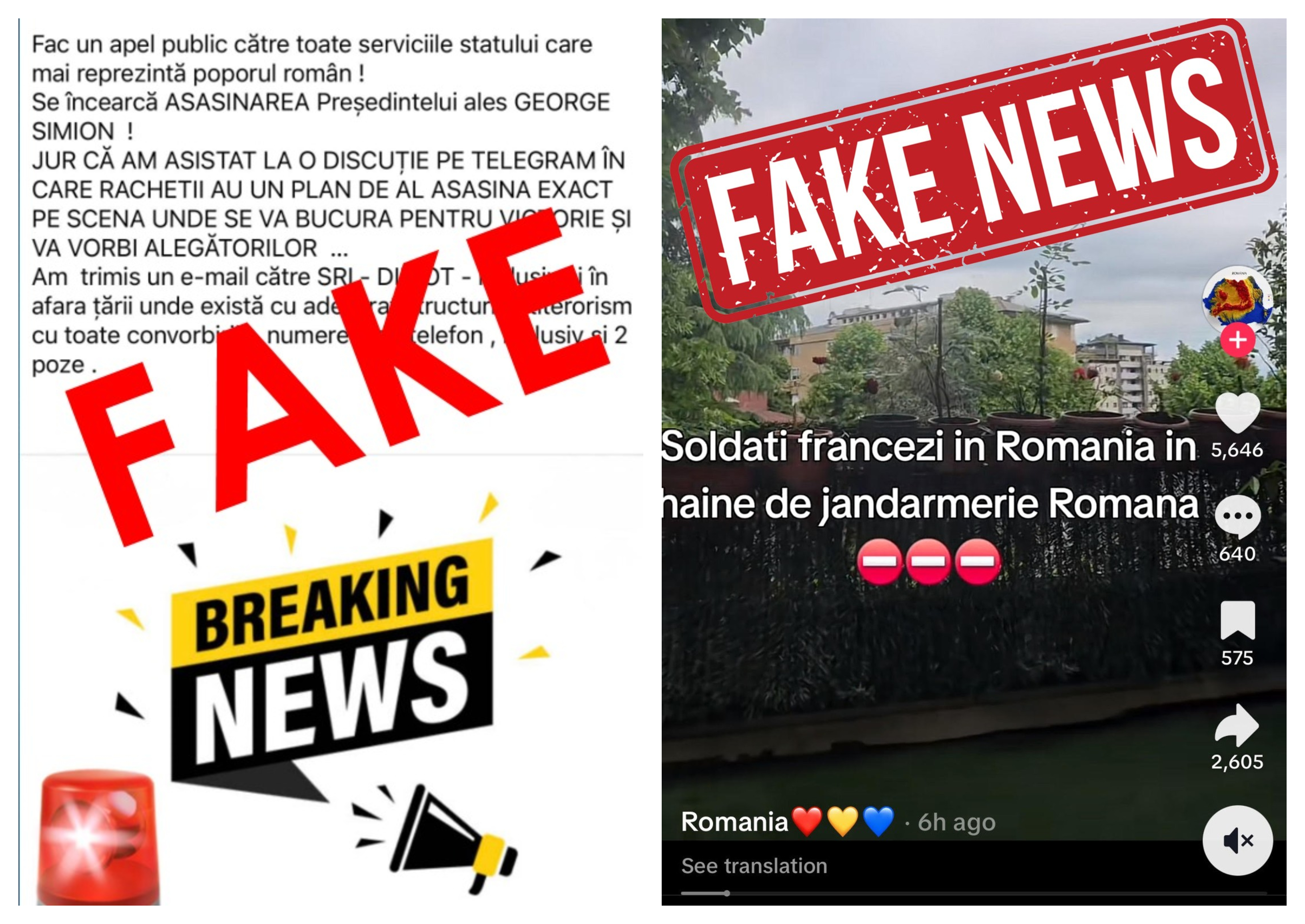 Informaţii false, semnalate de Ministerul Afacerilor Interne