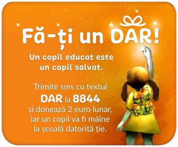 Campanie de susţinere a copiilor nevoiaşi prin SMS