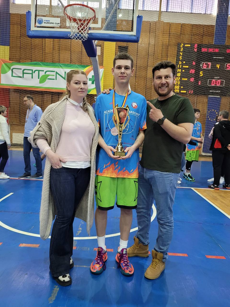 Baschetbalistul Sebi Boghean, la doar 14 ani, în echipa de seniori