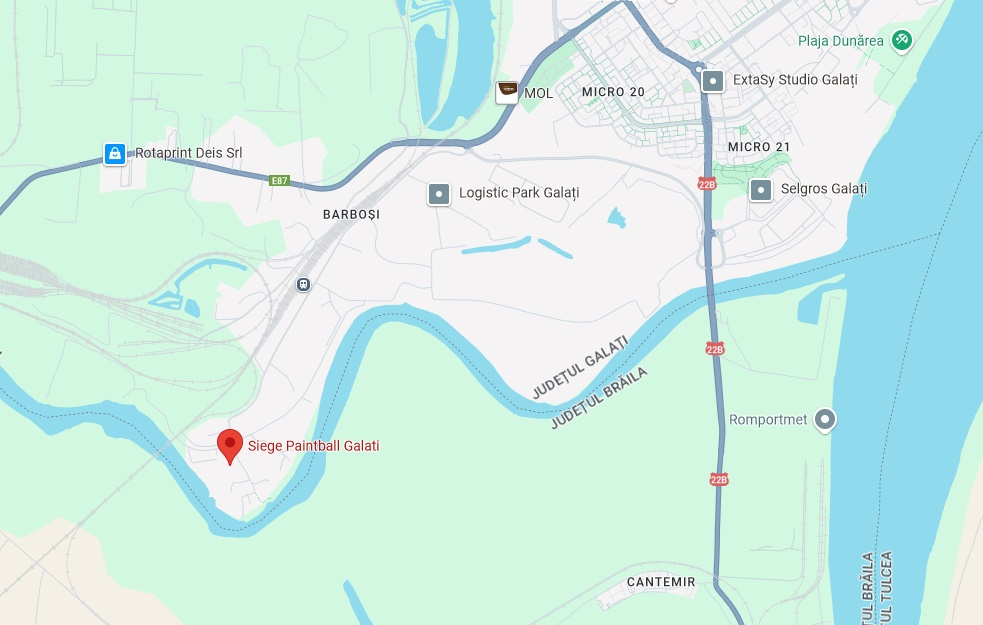 Competiţie de paintball, la Galaţi