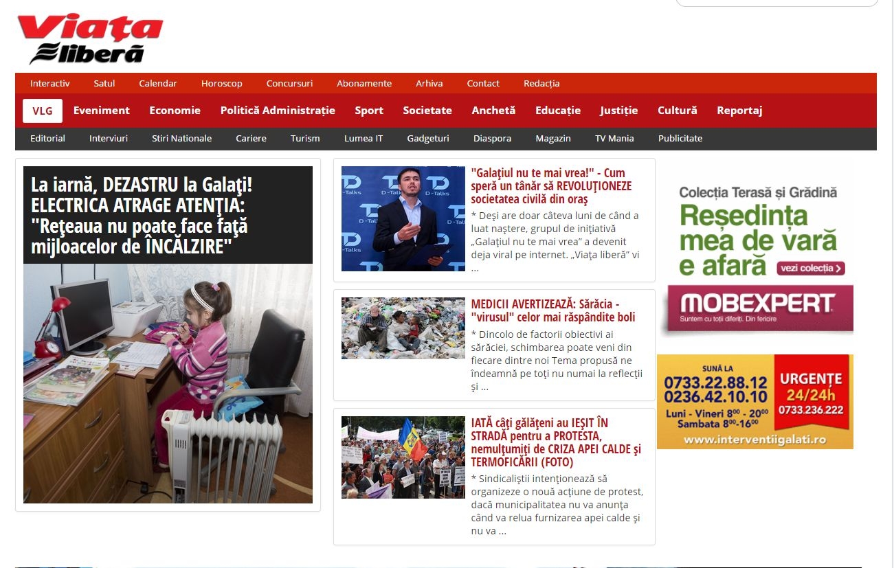 Ce părere aveţi despre NOUL SITE AL "VIEŢII LIBERE"?