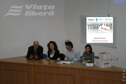 Studenţii de la „Danubius” combat corupţia