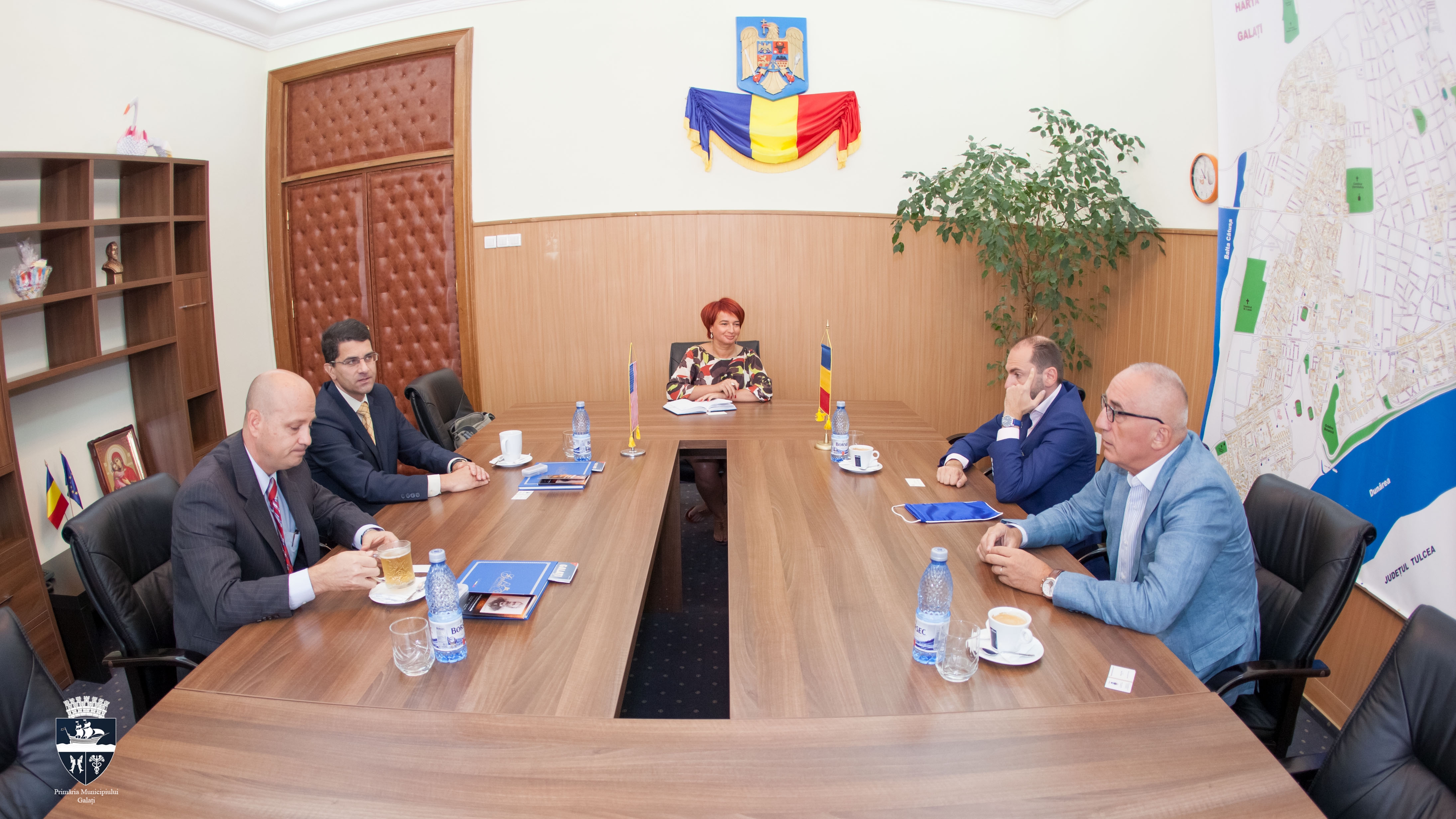 Consilierul în Ambasada SUA la Bucureşti, Joe Trimble, a fost la Galaţi