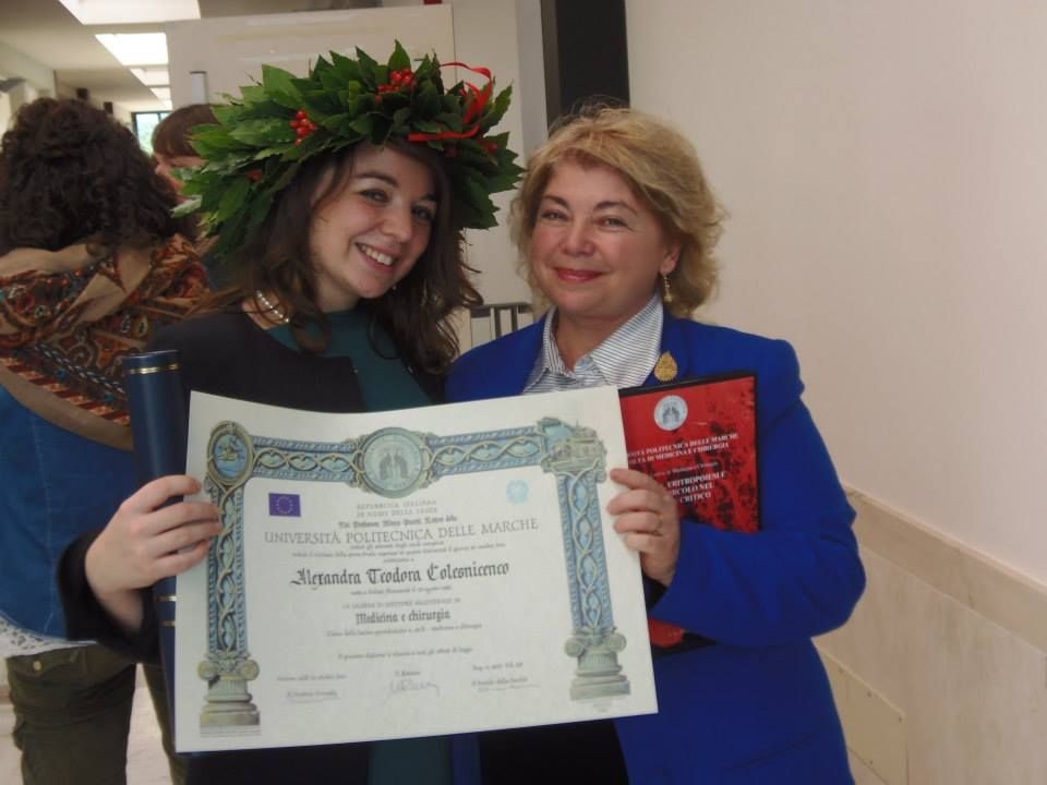 Familia Cătălinei Crăciun trăieşte pe două hărţi / O gălăţeancă, medic la Ancona