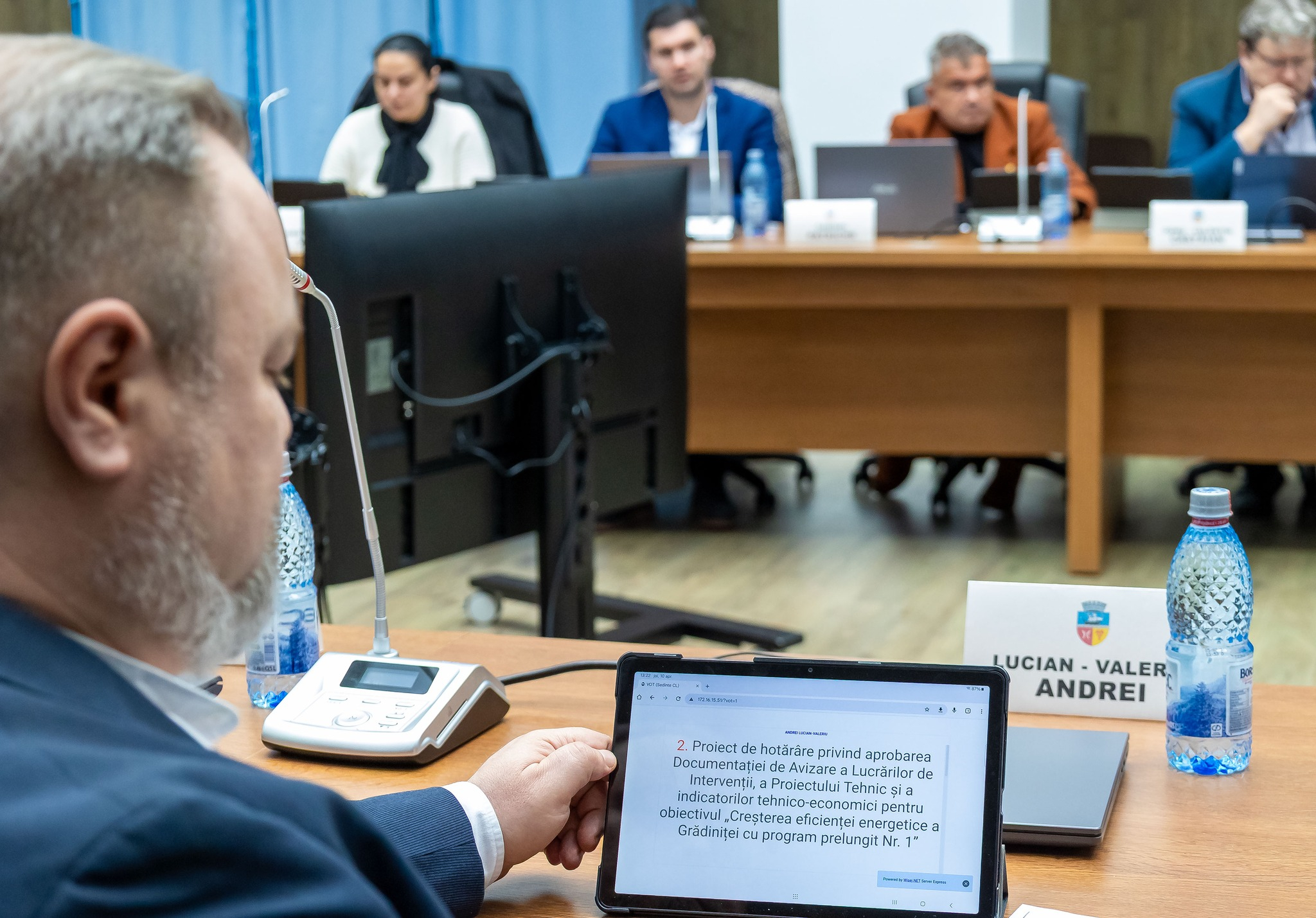 Vot electronic în Consiliul Local Galaţi