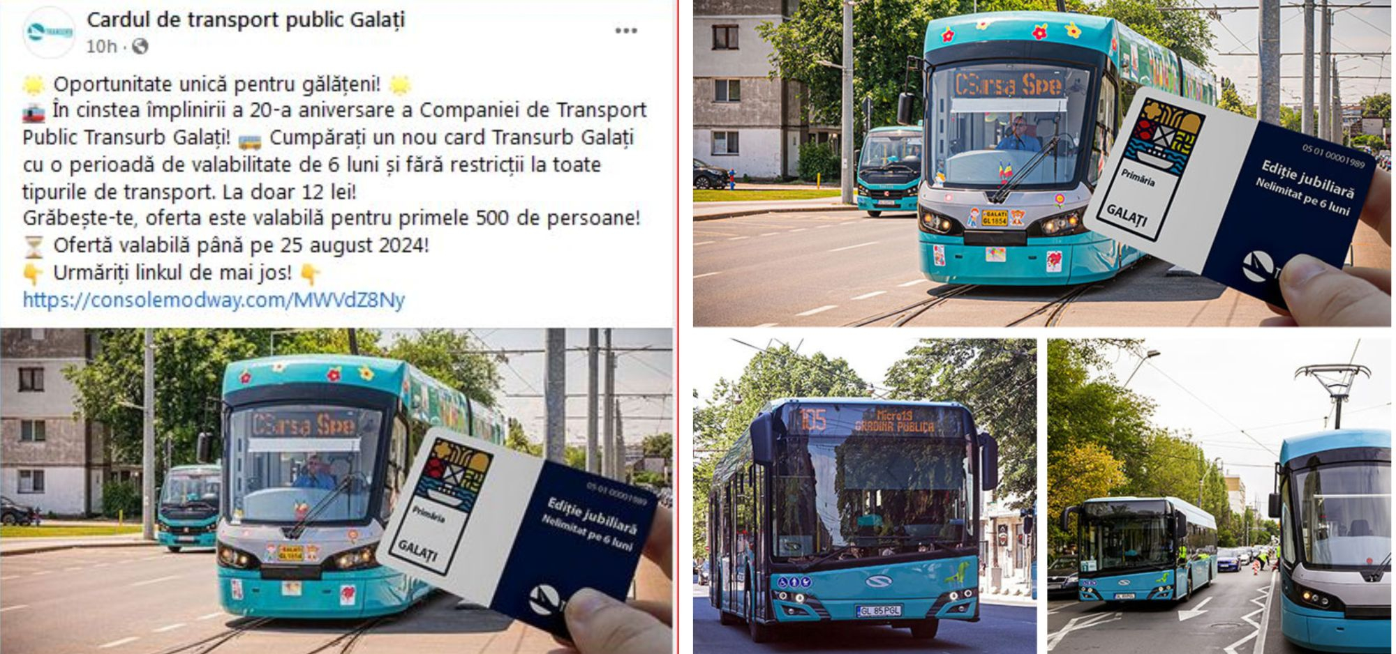 Atenţie! Ţeapă cu carduri de transport Transurb