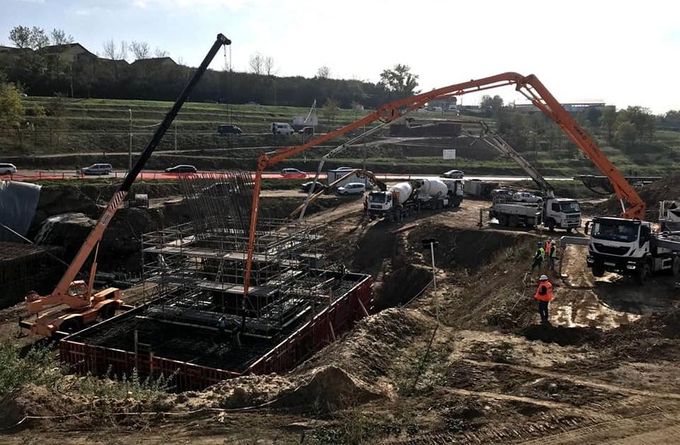 Progres al lucrărilor de pe „centura mică”