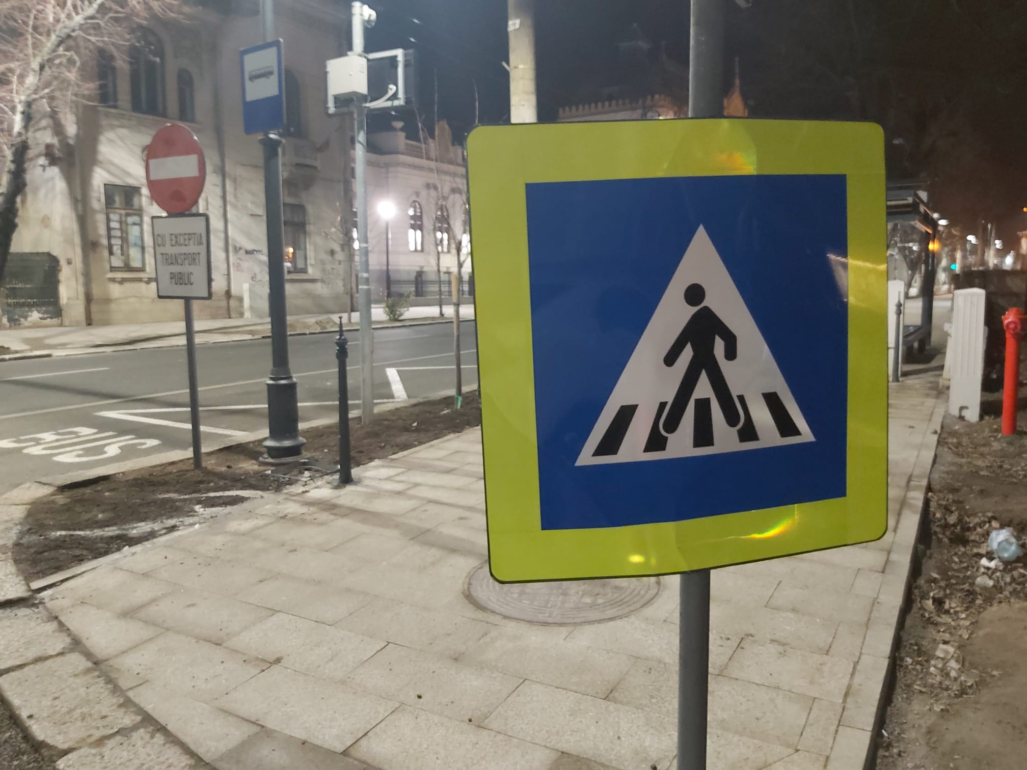 Poza zilei. Noua modă: să intri cu mașina direct în semnul de circulație