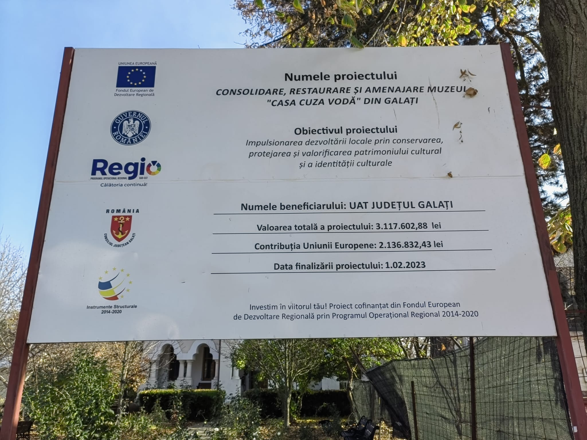 Restaurarea „Casei Cuza Vodă” s-ar putea încheia la iarnă