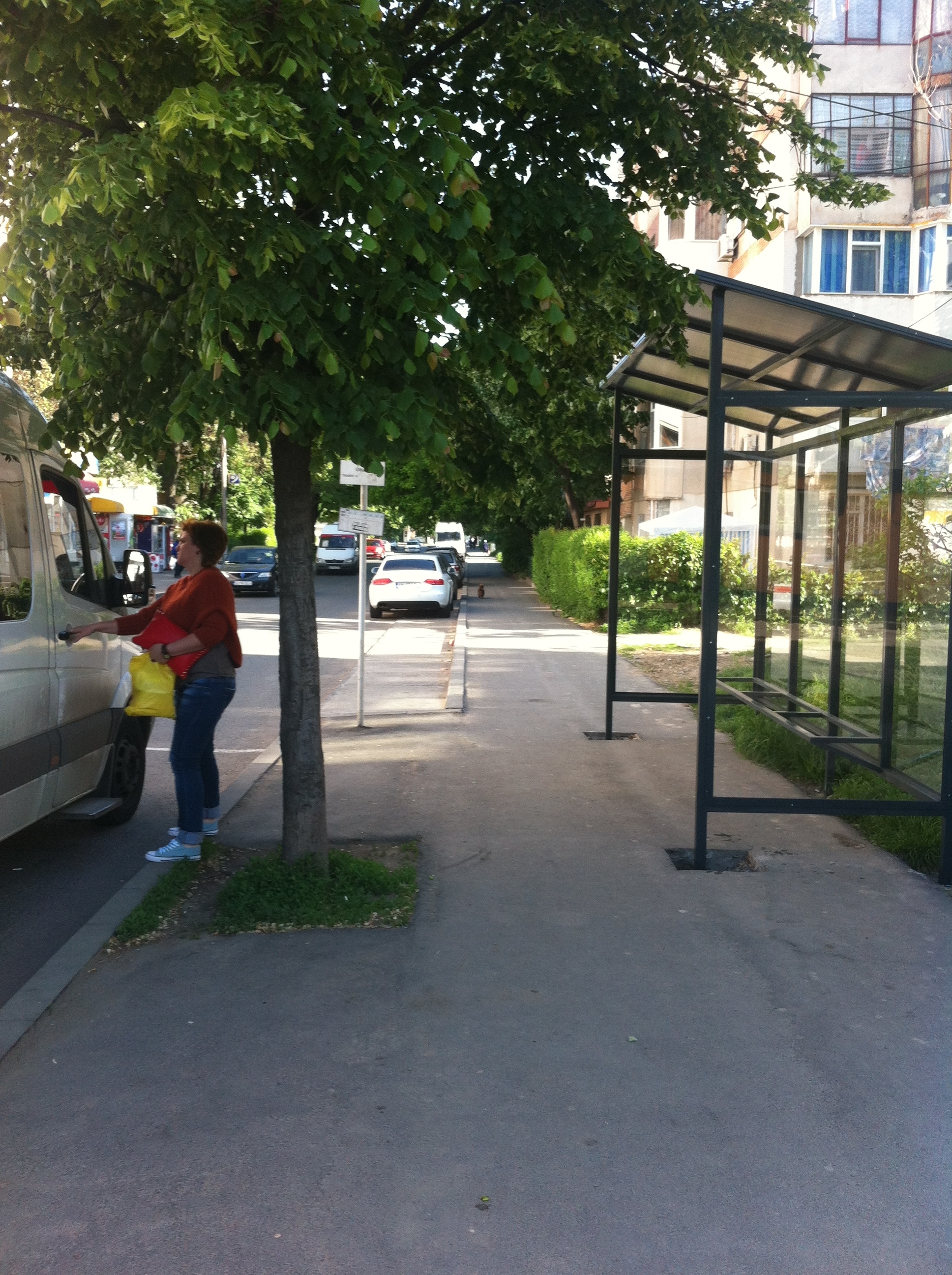 Apar refugii pentru staţii pe strada Oltului