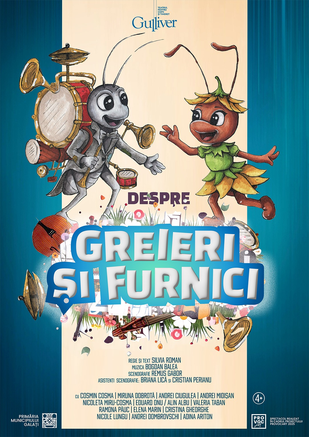 „Despre greieri și furnici”, premieră la „Gulliver”