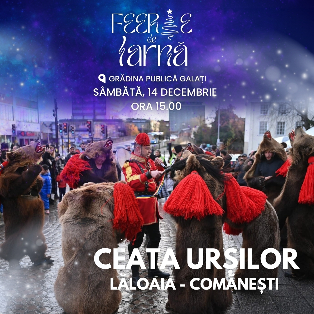 Ceata Urșilor din Comănești vine în Grădina Publică