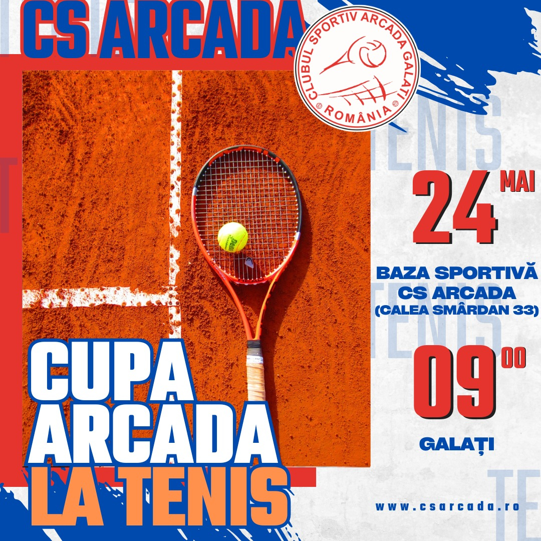 Start în "Cupa Arcada" la tenis