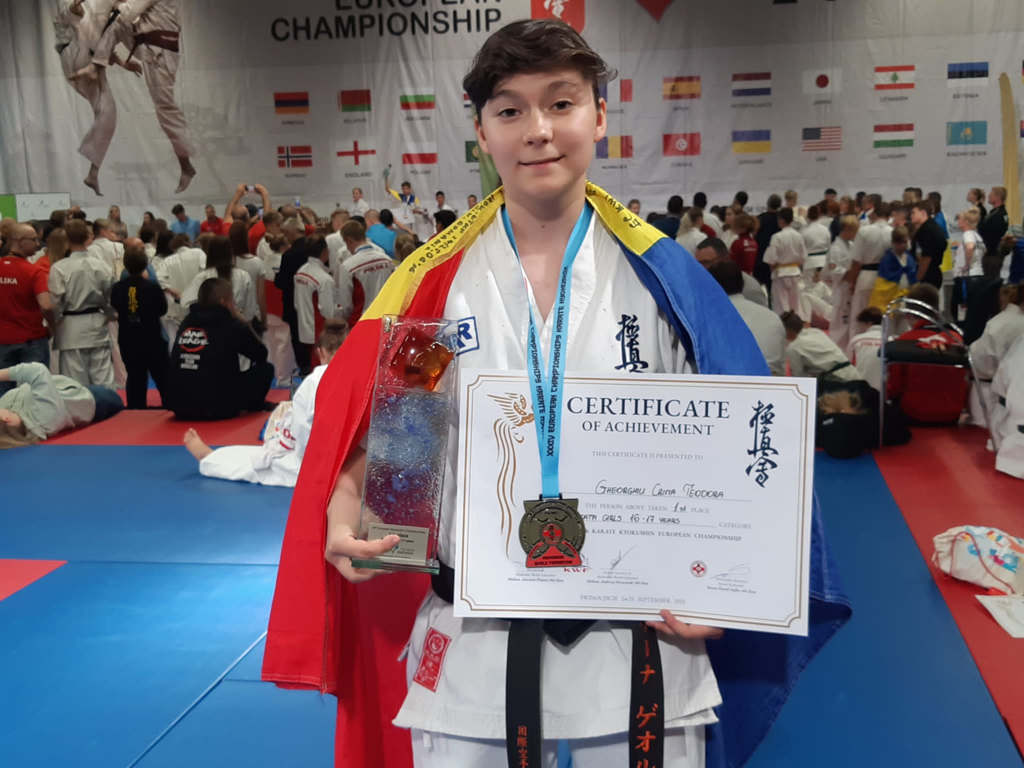 Gălăţeancă laureată cu titlul de campioană europeană
