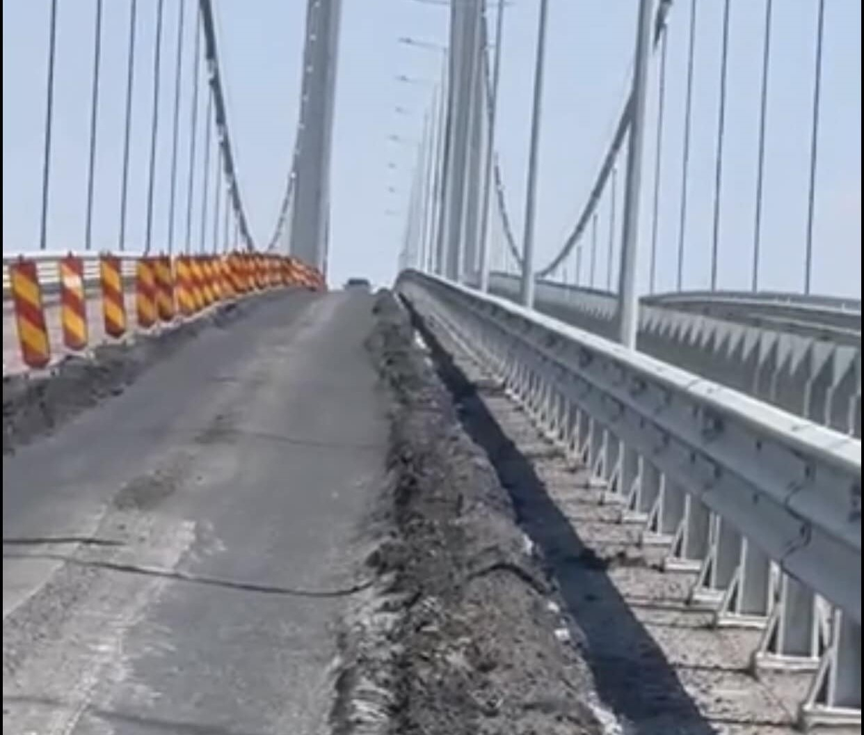 Noi reparații pe podul peste Dunăre de la Brăila