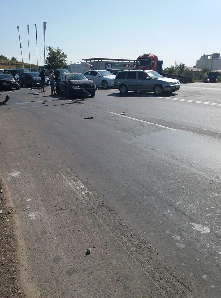 Accident în lanţ, la Tirighina